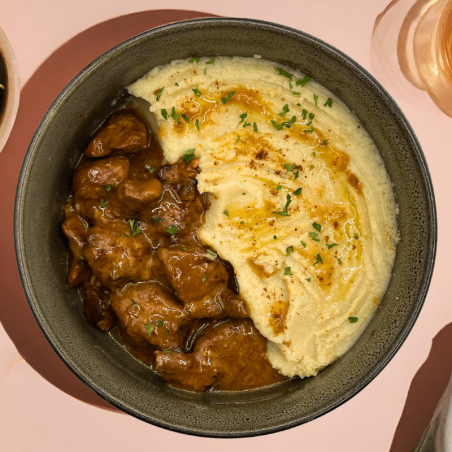 Poulet rôti et purée à l’ancienne